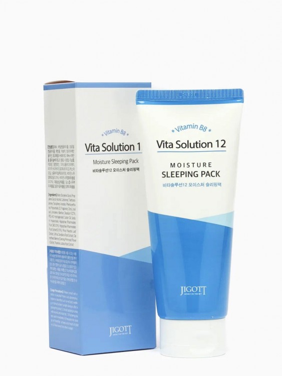 Jigott Ночная увлажняющая маска Vita Solution 12 Moisture Sleeping Pack
