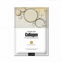 Cos W  Маска-салфетка с коллагеном My Real Skin Collagen Facial Mask