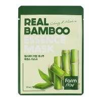 Farmstay Маска-салфетка с экстрактом бамбука Real Bamboo Essence Mask