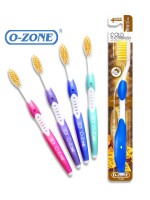 Зубная щетка Ozone с золотом Gold Toothbrush