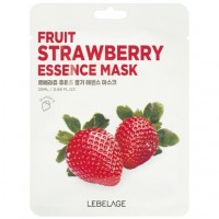 Lebelage Маска-салфетка с клубникой Fruit Strawberry Essence Mask
