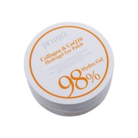Petitfee Гидрогелевые патчи д/глаз c коллагеном и Q10 Hydro Gel Collagen and CO Q10 Eye spot Patch