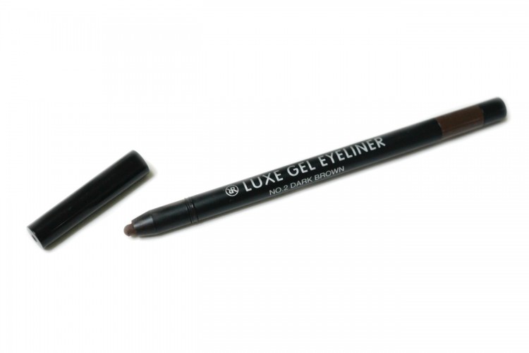 RiRe Водостойкий карандаш для глаз 02 Dark Brown Luxe Gel Eyeliner