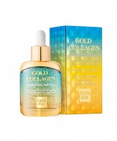 FarmStay Питательная сыворотка для лица с золотом и коллагеном Gold Collagen Nourishing Ampoule