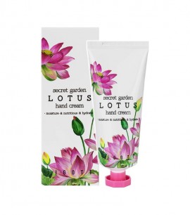 Jigott Крем для рук с экстрактом лотоса Secret Garden Lotus Hand Cream