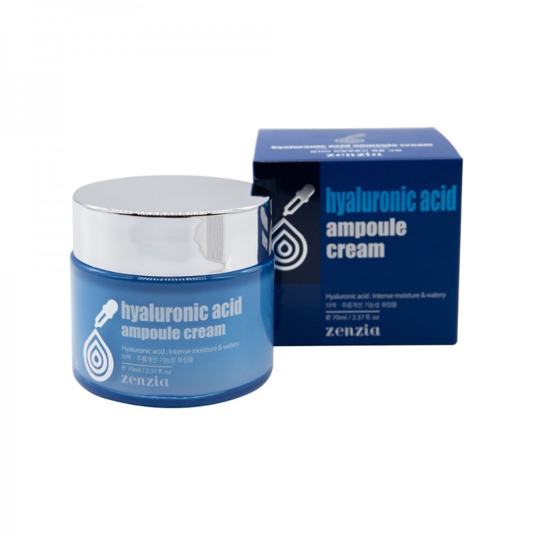 Zenzia Крем с гиалуроновой кислотой увлажняющий Hyaluronic Acid Ampoule Cream