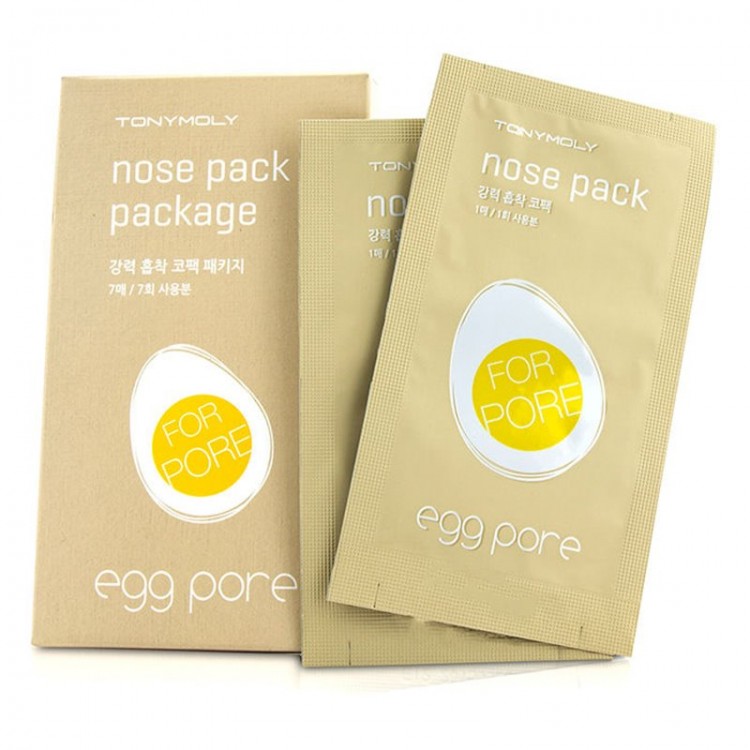 TM Очищающие полоски для носа EGG PORE nose pack package