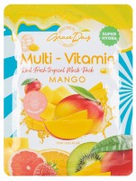 Grace Day Маска-салфетка с манго Multi-Vitamin Real Fresh Tropical Mask Pack Mango