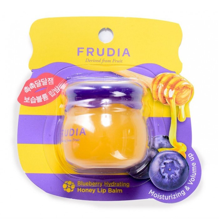 Frudia Увлажняющий Бальзам для губ с черникой Blueberry Hydrating Honey Lip Balm