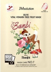 JMsolution Мультивитаминная маска-салфетка с облепихой Disney collection selfie vital vitamin tree fruit mask