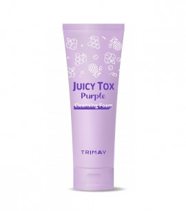 Trimay Очищающая пенка на основе фиолетового комплекса Juicy Tox Purple Cleansing Foam