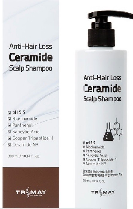 Trimay Cлабокислотный шампунь с керамидами против выпадения Anti-Hair Loss Ceramide Scalp Shampoo