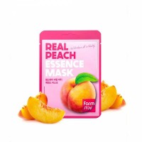 FarmStay Маска-салфетка с персиком Real Peach Essence Mask