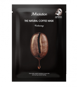 JMsolution Успокаивающая тканевая маска-салфетка с экстрактом кофе The Natural Coffee Mask Calming