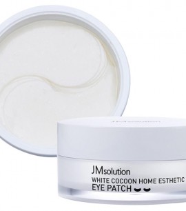 JMsolution Гидрогелевые патчи с протеинами шёлка Silky Cocoon Home Esthetic Eye Patch