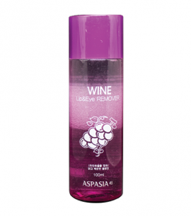 Aspasia Средство для удаления макияжа с глаз и губ с экстрактом вина Wine Lip & Eye Makeup Remover