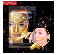 Purederm Золотая омолаживающая маска-пилинг Galaxy Gold Peel-off Mask
