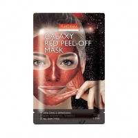 Purederm Красная  оживляющая и освежающая маска-пилинг Galaxy Red Peel-off Mask