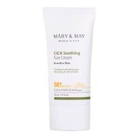 MM Успокаивающий солнцезащитный крем с центеллой CICA Soothing Sun Cream SPF 50+ PA++++