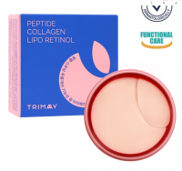 Trimay Патчи для век против морщин с пептидами, коллагеном и ретинолом (pink) Wrinkle Smoothing Gel Eye Patch