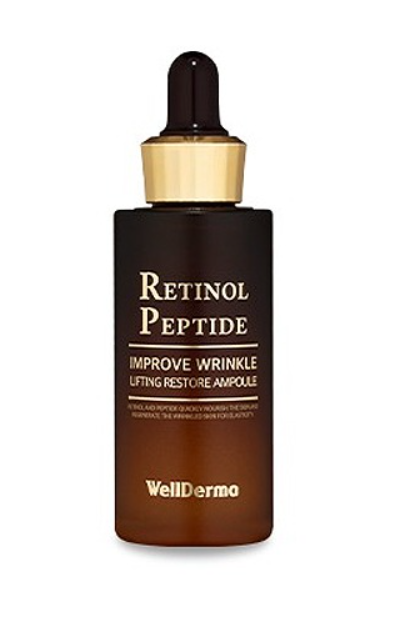 Wellderma Антивозрастная лифтинг сыворотка с ретинолом и пептидами Retinol Peptide Lifting Restore Ampoule
