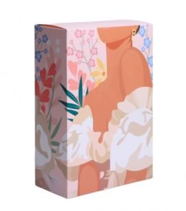 Коробка складная «Девушка в цветах», 16*23*7.5см
