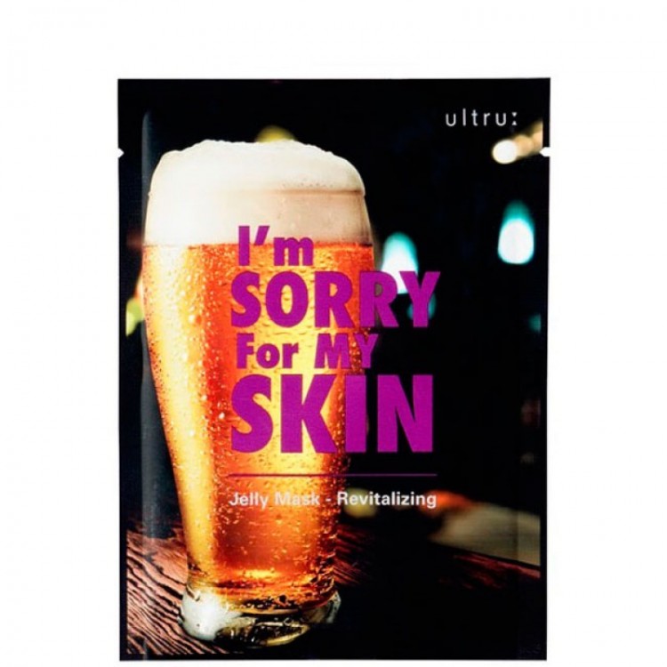 I’m Sorry For My Skin Восстанавливающая гелевая маска Revitalizing Jelly Mask (Beer)