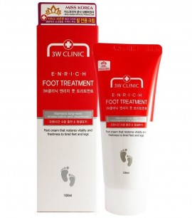 3W Clinic Восстанавливающий крем для ног Foot Treatment cream