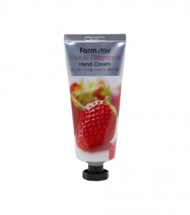 Farmstay Крем для рук с экстрактом клубники Visible Difference Hand Cream Strawberry