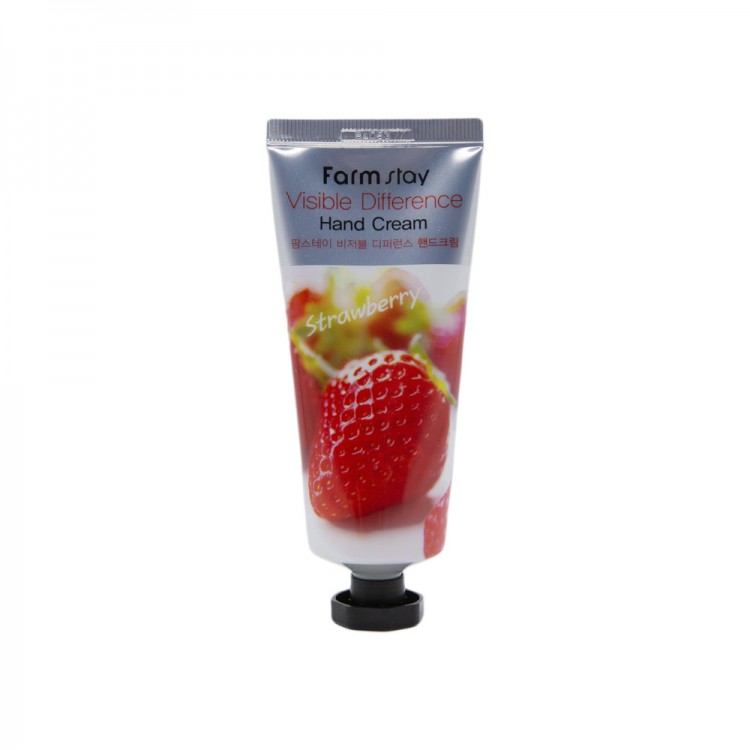 Farmstay Крем для рук с экстрактом клубники Visible Difference Hand Cream Strawberry