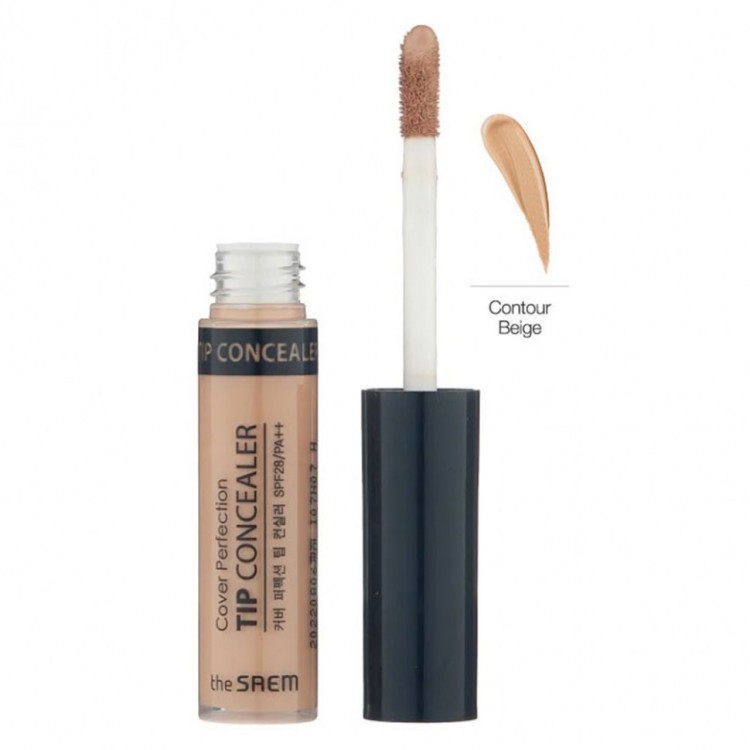 The Saem Консилер 01 Clear Beige Cover Perfection Tip Concealer
