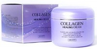 Jigott Питательный ночной крем с коллагеном Collagen Healing Cream