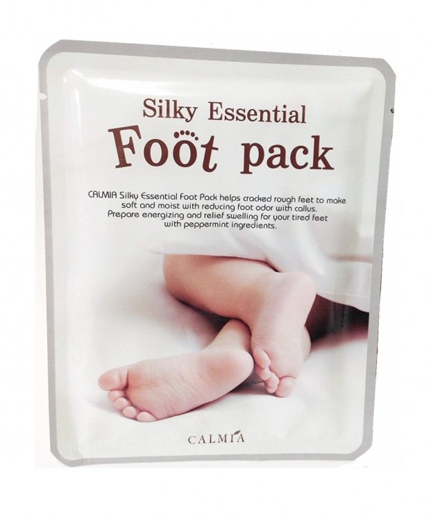 Calmia Маска для ног смягчающая Silky Essential Foot Pack