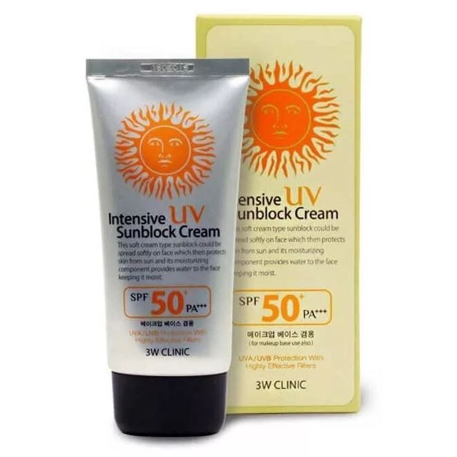 3W Clinic Солнцезащитный крем Intensive UV Sunblock SPF50+