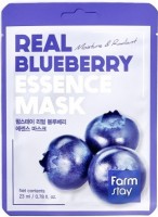 Farmstay Маска-салфетка с экстрактом черники Real Blueberry Essence Mask