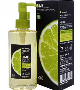 Eco Branch Гидрофильное масло для глубокого очищения c лаймом Facial Deep Cleansing Oil Lime