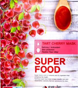 Eyenlip Маска-салфетка с экстрактом терпкой вишни Super Food Tart Cherry Berry Mask