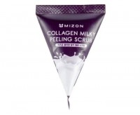 Mizon Скраб для лица с коллагеном и молочным белком (треугольник) Collagen Milky Peeling Scrub