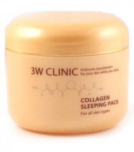 3W Clinic Ночная маска с коллагеном Collagen Sleeping Pack
