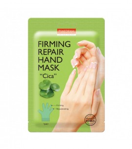 Purederm Маска-перчатки для рук с центеллой Firming Repair Hand Mask
