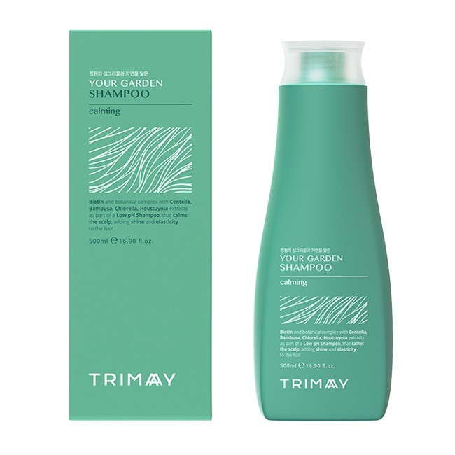 Trimay Бессульфатный биотиновый шампунь с экстрактом центеллы 500 мл Your Garden Shampoo