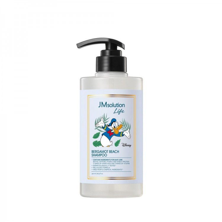 JMsolution Шампунь для волос с экстрактом бергамота Life Disney Bergamot Beach Shampoo
